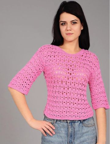 Pull con maniche svasate