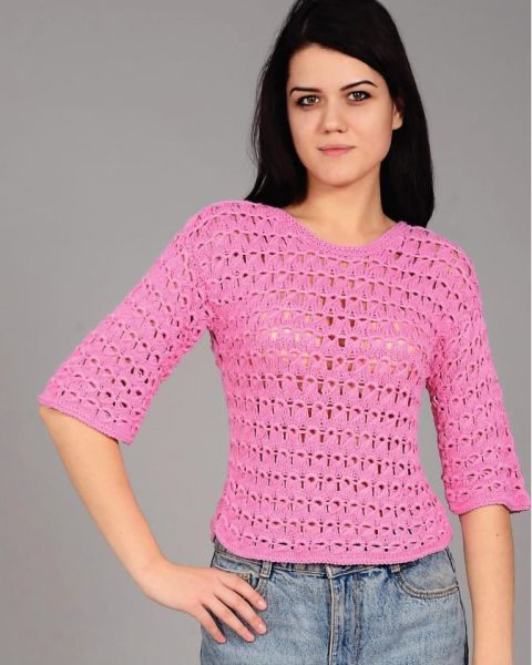 Pull con maniche svasate