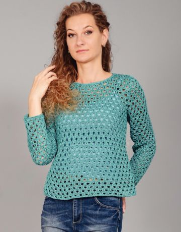 Pull con punto occhielli