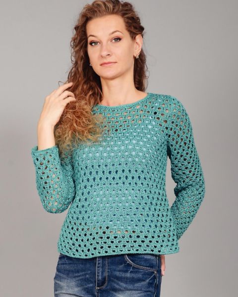 Pull con punto occhielli