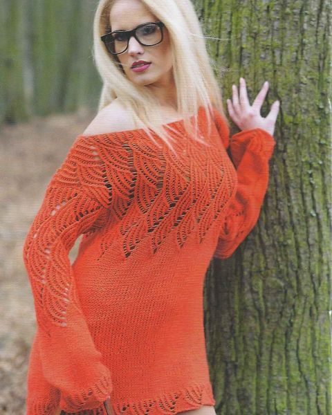 Pull con Punto Traforato ai ferri