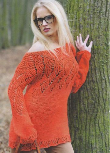 Pull con Punto Traforato ai ferri