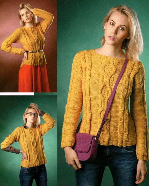 Pull con punto in rilievo