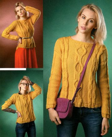 Pull con punto in rilievo