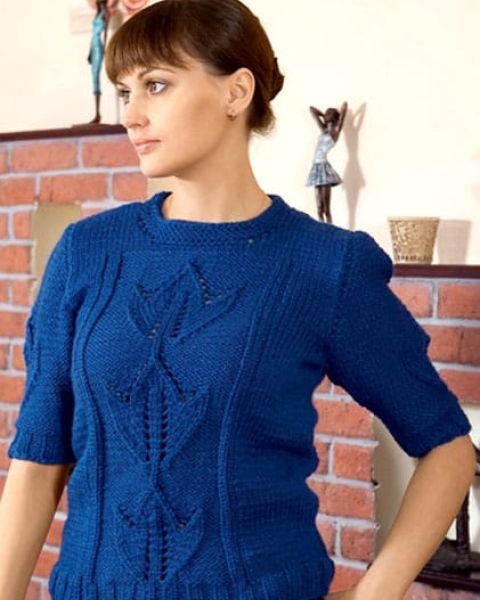Pull con maniche corte