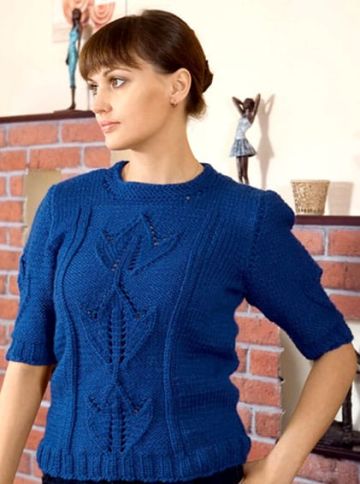 Pull con maniche corte