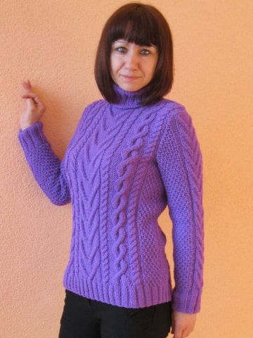 Pull a punto treccia