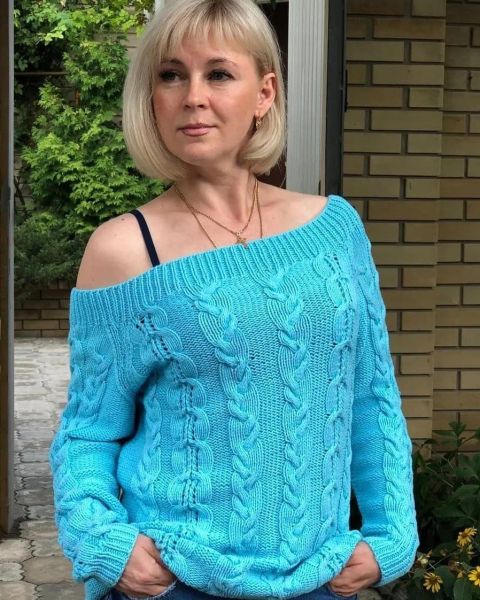 Pull con trecce