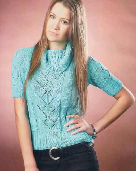 Pull con maniche corte
