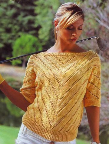 Pullover con motivo diagonale