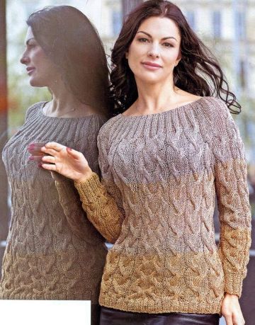 Pullover a trecce