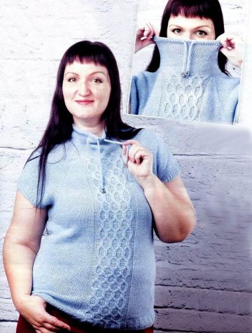 Pull con maniche corte