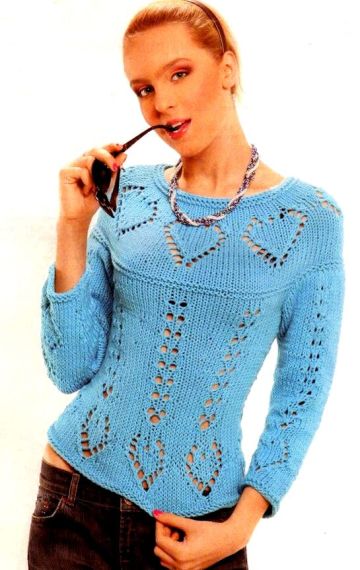 Pullover con sprone rotondo