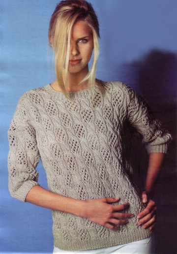 Pull con Punto Trecce Traforate