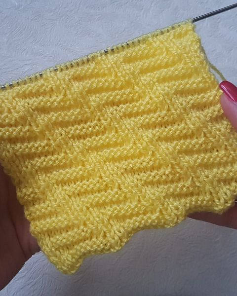 Punto maglie in diagonale