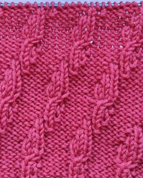 Punto maglie in diagonale
