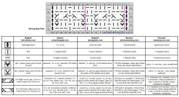 punto trecce diag