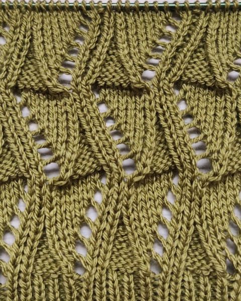 Punto Zigzag ai ferri