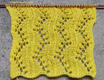 Punto Zig Zag Traforato ai ferri