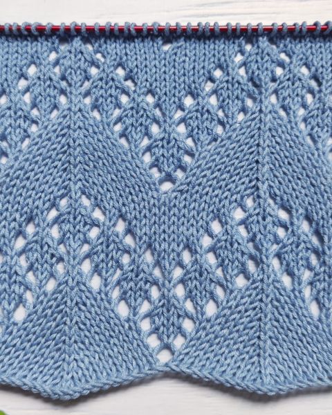 Punto Rombi zig zag orizzontale