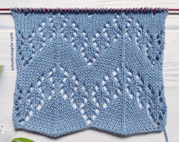 Punto Rombi zig zag orizzontale