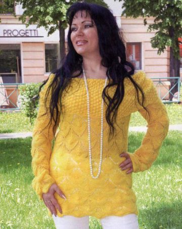 Tunica con un ampio collo