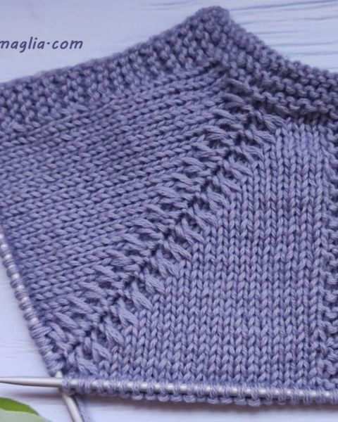 Linea Raglan top down ai ferri