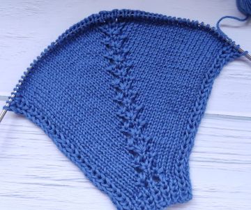 Punto traforato per top down Raglan