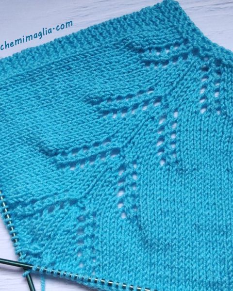 Punto traforato per top down Raglan