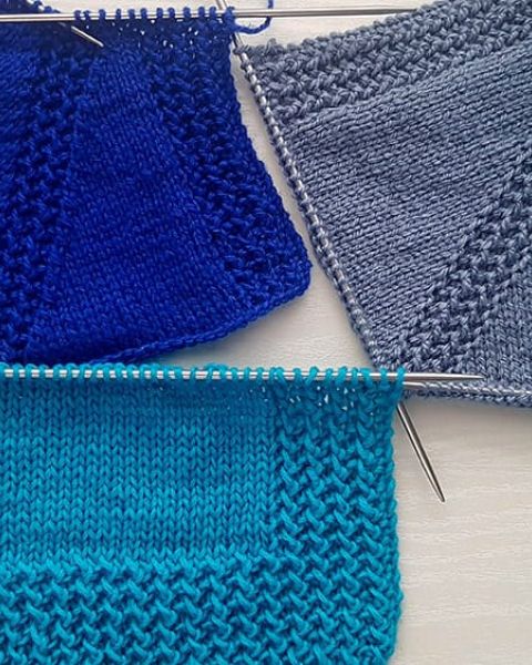 Linea Raglan e Bordo della Giacca ai ferri